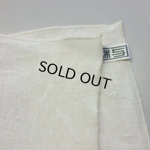 画像: Yさま専用　リネンデニム　白X生成